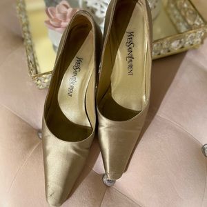Yves Saint Laurant Satin Pumps